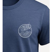 vis wear Qualle zwischen Ozean und Wellen - Unisex Organic T-Shirt
