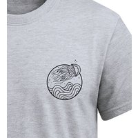 vis wear Qualle zwischen Ozean und Wellen - Unisex Organic T-Shirt