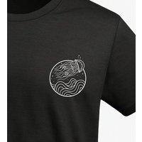 vis wear Qualle zwischen Ozean und Wellen - Unisex Organic T-Shirt