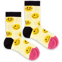 DillySocks Kindersocken Lil Sunny Smileys aus Biobaumwoll-Mix