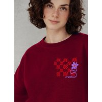 Kultgut Artdesign Boxy-Style Sweatpullover / Love is a Battery