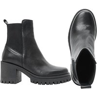 Ten Points Leder-Absatzboots, Ylva mit Gummi