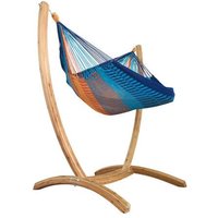 MacaMex Hängesessel SET – Uve Holzständer mit Vela Netzhängesessel MacaMex Hängesessel SET – Uve Holzständer mit Vela Netzhängesessel