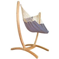 MacaMex Hängesessel SET – Uve Holzständer mit Vela Netzhängesessel MacaMex Hängesessel SET – Uve Holzständer mit Vela Netzhängesessel