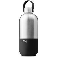 noma noma Edelstahl Trinkflasche Kohlensäure geeignet - Thermosflasche 500ml, 750ml, 1l