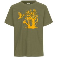 HANDGEDRUCKT "Gartenfreude" Unisex T-Shirt Neutral