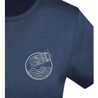 vis wear Qualle zwischen Ozean und Wellen - Damen Organic Shirt