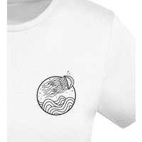 vis wear Qualle zwischen Ozean und Wellen - Damen Organic Shirt