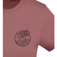 vis wear Qualle zwischen Ozean und Wellen - Damen Organic Shirt