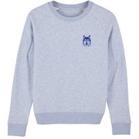 University of Soul Damen Sweatshirt aus Bio-Baumwolle "Wolf"