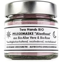 Two Hands BIO PflegeMaske „AloeRosa“ aus Bio-Aloe Vera & Bio-Rose - Bio Vegan