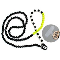 renna deluxe Handykette aus Holzperlen, Crossbody lang, verschiedene Farben
