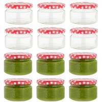 mikken kleine Einmachgläser 250 ml mit Deckel TO82 Marmeladengläser Einkochgläser