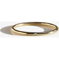 Jonathan Radetz Jewellery Ring REMEMBER, Gold 585, 14 karat, farbiger Diamant, Größe 48 - 60, Handmade