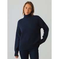 Honest Basics Damen Mock-Pullover aus Bio-Baumwolle
