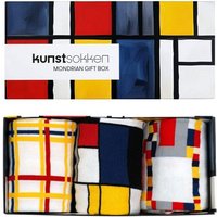 KUNSTSOKKEN Kunst Socken Geschenkset - Nahtlose Bunte Socken aus Bio-Baumwolle Mix - Lustige kunstsocken weihnachtsgeschenke für kunstliebhaber