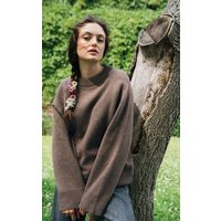 Kopyto BARIBAL - Damen Oversize Boxy Stickpullover aus Merino-wolle RWS- zertifiziert