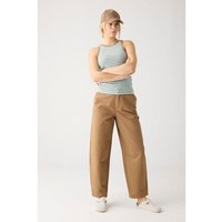 KnowledgeCotton Apparel CHLOE Barrel Mid-Rise Twill Chino - GOTS/Vegan