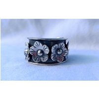 pakilia Ring "Flor Frida" schmal – fair gehandelt & handgefertigt in Mexiko