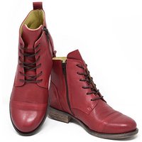 Claudio Nero Schnürboots Tres rot
