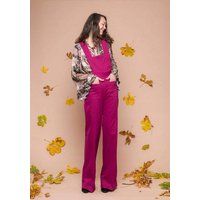 Atelier SNOW Latzhose Fuchsia aus 100% Bio-Baumwolle