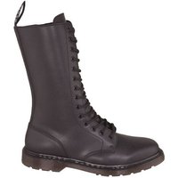 Shoezuu Vegan Vegane Shoezuu 14 Loch Zip Boots schwarz