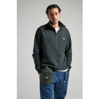 Trendsplant Organic Essential Zip Sweatshirt Scarab Green