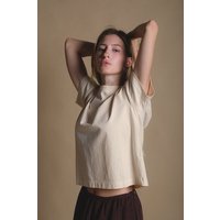 Trendsplant Women's Essential Garment T-Shirt Pearled Ivory