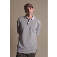 Trendsplant Essential Pigment Heavyweight Polo Sweatshirt Island Fossil