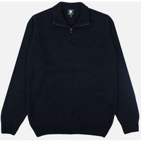Trendsplant Bernia Quarter Zip Knit Ocean Blue