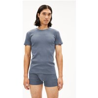 ARMEDANGELS HELMAAR RIB Herren Ripp-T-Shirt aus Bio-Baumwoll Mix