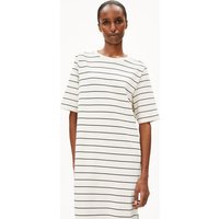 ARMEDANGELS XELINAA FINE STRIPE Damen Heavyweight Jerseykleid aus recyceltem Baumwoll Mix