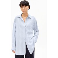 ARMEDANGELS MAALGAA LINO STRIPED Damen Bluse aus Leinen-Mix