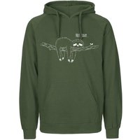 HANDGEDRUCKT "Not Today..." Männer Hoody Neutral