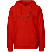 HANDGEDRUCKT "Not Today..." Männer Hoody Neutral