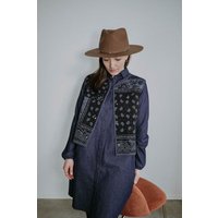 FARM UM'S HERZ Weste Foulard-Jacquard