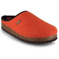 Tuffeln Vegane Hausschuhe im Tiroler Clogs Design - Unisex Filzpantoffeln mit Korkfußbett
