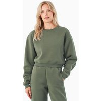 ORGANICATION SILLIVIA | Essentials Crop-Sweatshirt aus Bio-Baumwolle und recyceltem Polyester