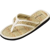 Les Tôngs Flip Flops OCEAN-V -offene Zimtlatschen aus Seegras - vegane Zimtsohle