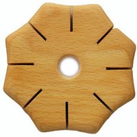 Mitienda Shop Knüpfscheibe aus Holz | Spielzeug und Beschäftigung für Kinder