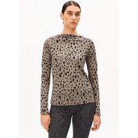 ARMEDANGELS LEO Damen Longsleeve aus Bio-Baumwolle mit Leo-Print