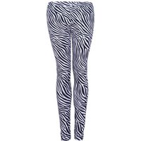 Lena Schokolade Zebra Leggings aus Bio-Baumwolle