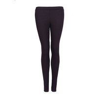 Lena Schokolade Ripp Leggings schwarz