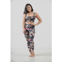 YogiLiebe Yoga Bra "Lotus Soul" Bio- Baumwolle handgefertigt in Deutschland