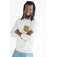 Maishameanslife Shwe Shwe Pocket Unisex Sweater - Grau