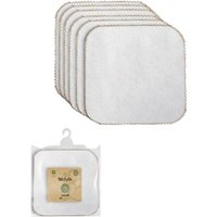 bistyle 6er-Pack-Frottee-Mundtücher - 28x28cm - zertifiziert – Bio Baumwolle