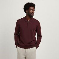 YTWOO Unisex-Sweatshirt mit Zipper und Polokragen