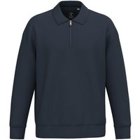 YTWOO Unisex-Sweatshirt mit Zipper und Polokragen