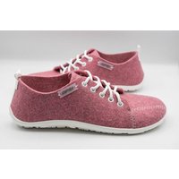 Sneaker all day mit Barfußgefühl pifit! aus hochwertigem Wollfilz, rosa, 32000-5