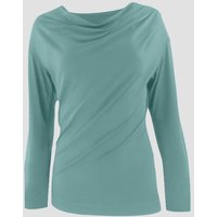 bellaLEYK Drapiertes Oberteil mit Falten und Twist aus Tencel-Modal-Jersey